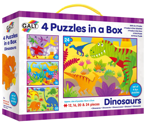 Galt 4 in 1 Dino Puzzle Set