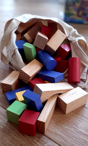 Wooden Block Set of 50