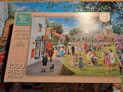 May Day At The Village 1000 pc Puzzle