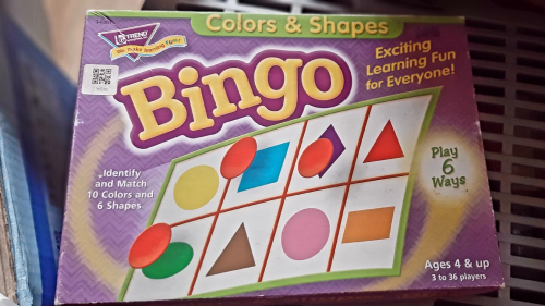Colors & Shapes Bingo