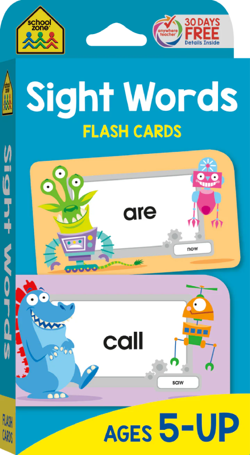 School Zone Sight Words Flash Cards