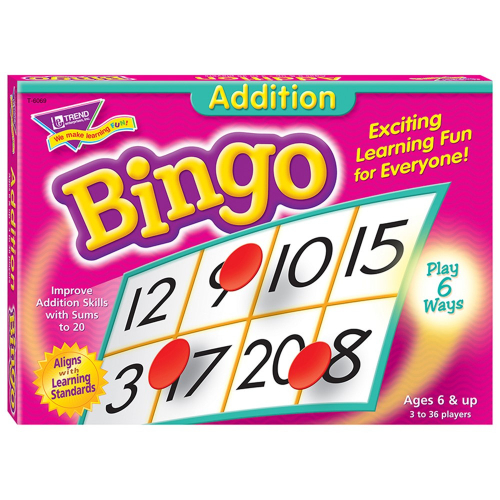 Addition Bingo
