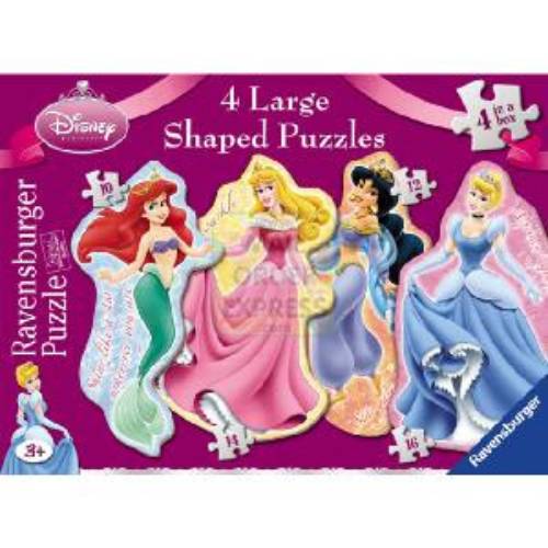 Disney 4 Large Shaped Puzzle